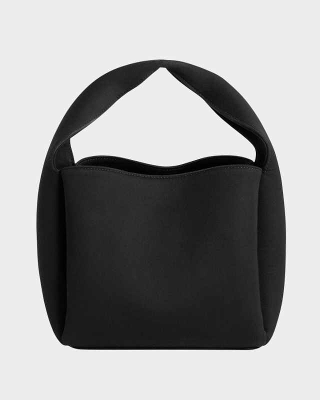 Petite Satin Bucket Bag